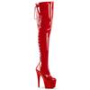 Pleaser - ADORE3063 Cuissardes à plateforme - Chaussures de pole dance - Rouge Product image